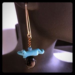 Hand Crafted 14kt YG Filled Pierced Earrings